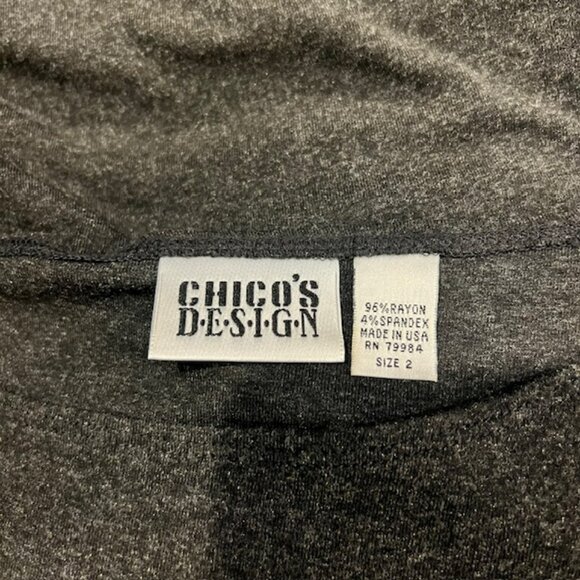 Chico's Design Gray Sleeveless Top Size L - Picture 9 of 9